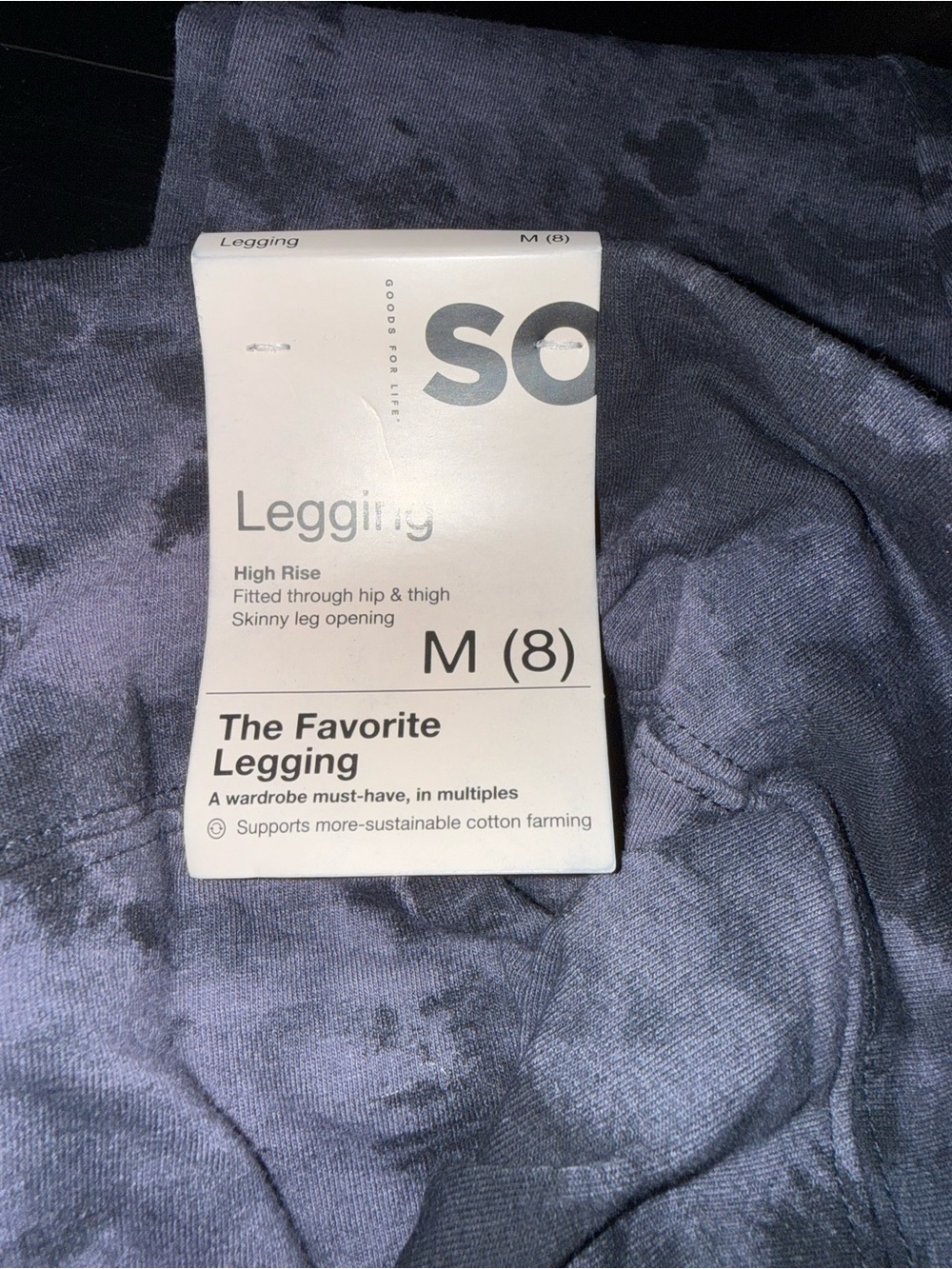 Girls Dark Blue Tie-Dye Jeans - Picture 2 of 2